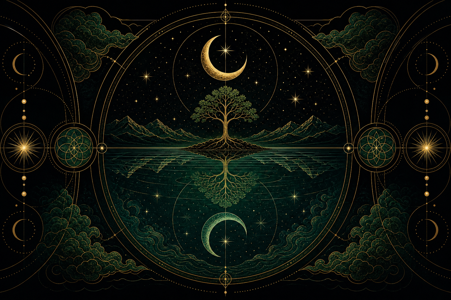 Correspondence — Hermetic principle illustration for Serpent Earth