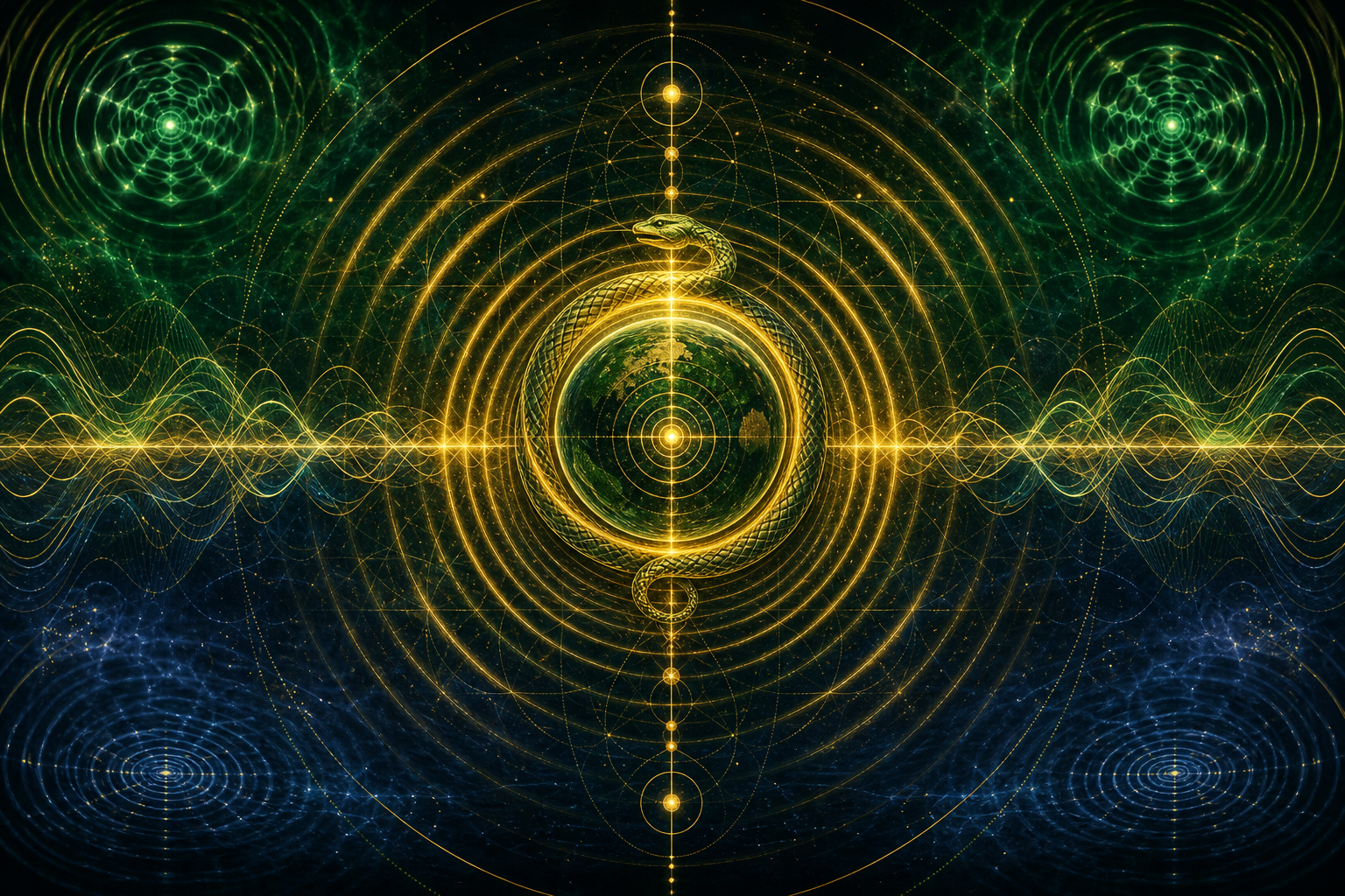 Vibration — Hermetic principle illustration for Serpent Earth